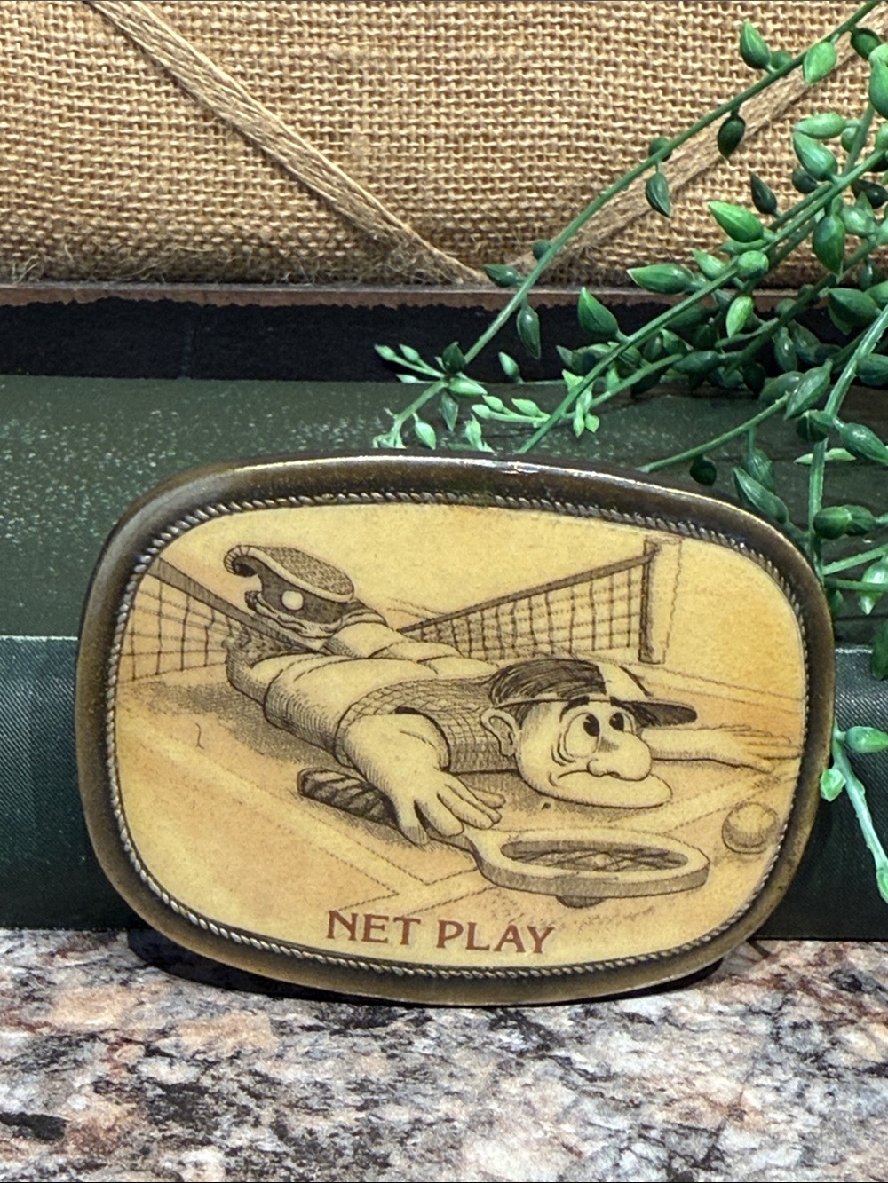 Vintage NET PLAY Buckle